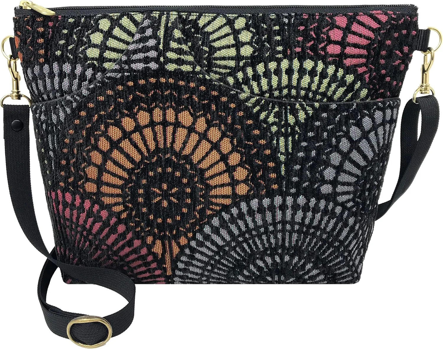 Danny K. Women's Tapestry Bag Shoulder Handbag, Large Zipper Purse Handmade in the USA