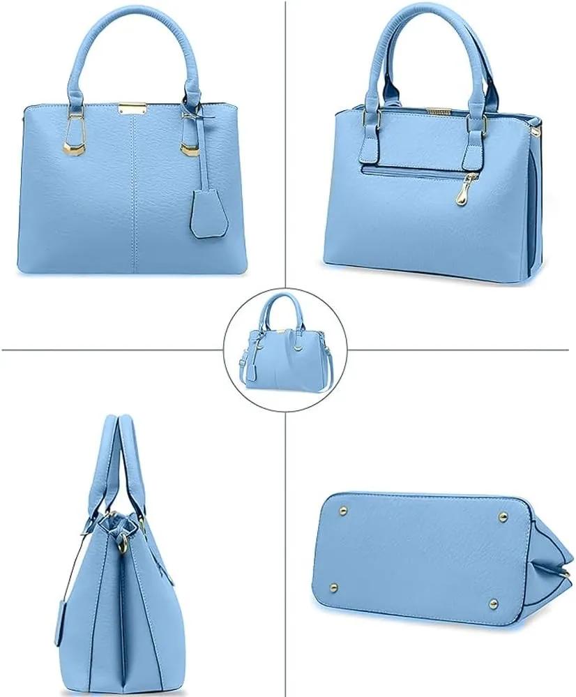 Dayfine Top Handle Handbag for Women PU Leather Satchel Bag Tote Bag Ladies Shoulder-Bag Crossbody Bag