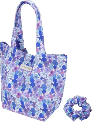 DGAZ Women Clutch Top Handle Bag Wristlet Small Tote Purse Paired with the same patterned Scrunchies for Women