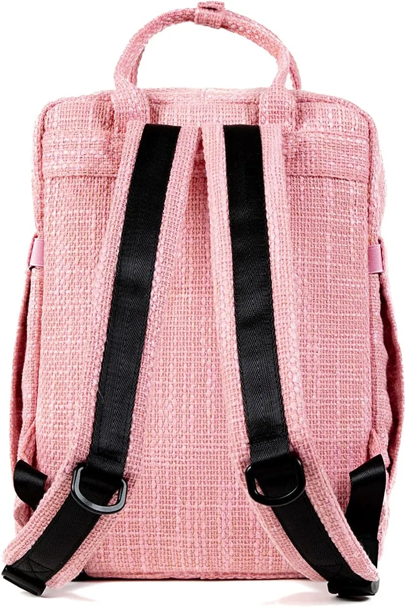 DIME BAGS Extra | Hemp Daypack Backpack | Iconic Silhouette and Tons of Space (Pink)