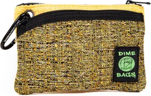 Dime Bags Zipline | Hemp Wallet with Zipper Closure (8 inch, Yellow)
