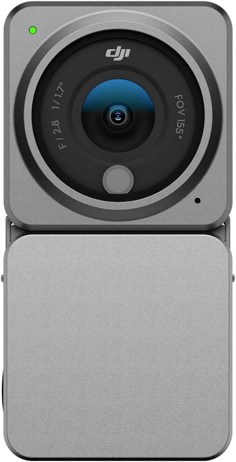 DJI Action 2 Power Combo (32G) - Action Camera with Battery Extension Module, Magnetic Accessories, Stabilization, Portable Camera