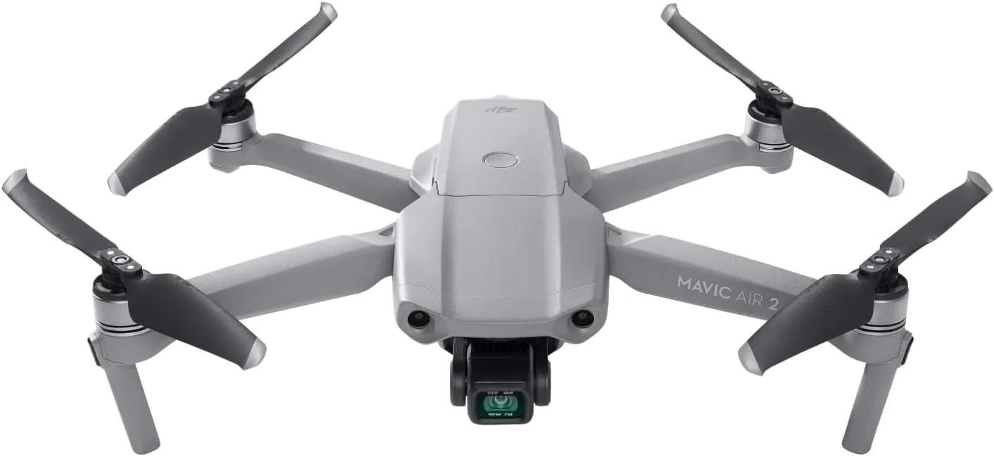 DJI Mavic Air 2 - Drone Quadcopter UAV with 48MP Camera 4K Video 8K Hyperlapse 1/2" CMOS Sensor 3-Axis Gimbal 34min Flight Time ActiveTrack 3.0 Ocusync 2.0, Gray
