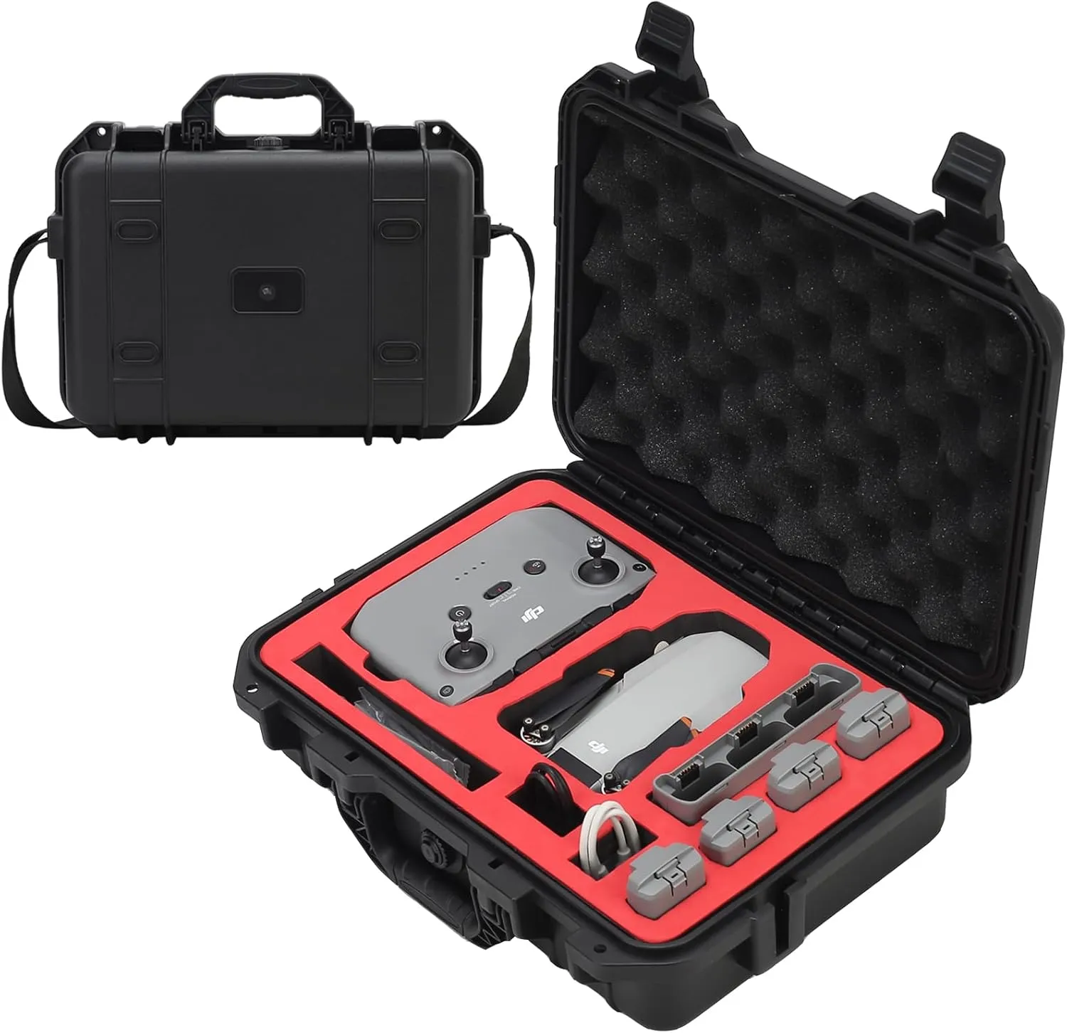 DJI Mini 4K Carrying Case - Waterproof Hard Portable Travel Bag for Mini 2 / SE Fly More Combo Accessories