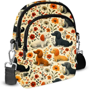 Dog Crossbody Purse for Women Casual Cell Phone Bag Waterproof Shoulder Bags Travel
