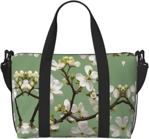 Dogwood Blossoms Versatile Personal Item Travel Bags for Women - Spacious Duffel Bags for Traveling, Gym Bags for Men