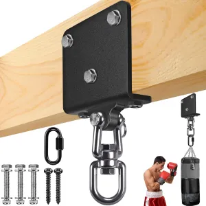Dolibest Heavy Punching Bag Hanger, I-Beam Mount for Boxing Muay Thai, Wood Beam Hook for Weight Strength Training Systems, Aerial Yoga & Hammock, Resistance Band (1000 LB Capacity)
