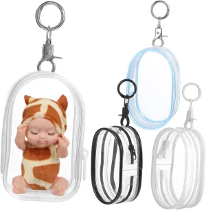 Doll Accessories Blind Bag Storage Case Zipper 4 Colors Options for Boys and Girls Small Figure Bag