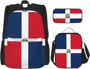 Dominican Republic Large capacity durable school bag   pencil case   lunch bag, accompany your children to study happily every day