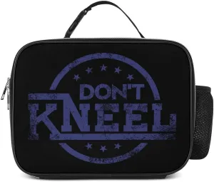 Don't Kneel Lunch Bag for Women Cooler Bags Tote Meal Box with Side Pocket Large Detachable