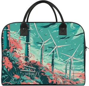 Duffle Bag for Travel Simple Windmill Diagram Printed Tote Bag Crossbody Bags Gym Bag Shoulder Bag Travel Handbag