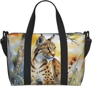 eagle art print Travel Duffel Bag, Sports Tote Gym Bag, Swim Pool Bag Large Shoulder Tote Bag for Beach Weekender