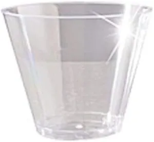 EMI Yoshi Clear Ware 9 Oz Rigid Plastic Squat Tumbler