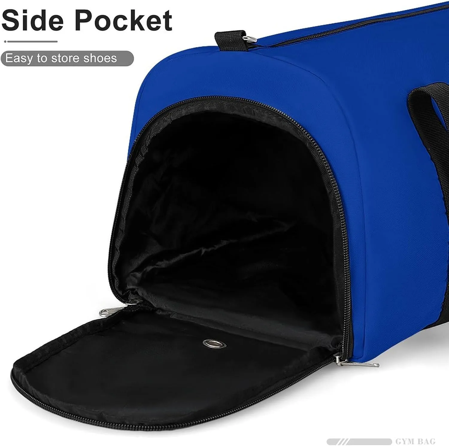 European Union Flag Travel Gym Bag with Shoe Compartment Waterproof Weekender for Sports Yoga Beach