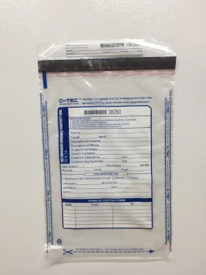 Evidence/Property Bag 10 by 14 Inch Clear Plastic (Package of 100)