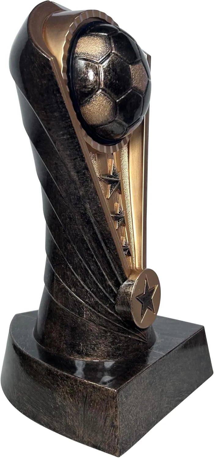 Express Medals 1 to 12 Packs of 6.5 Inch Tall Cobra Soccer Trophies with 3 Inch Wide Base