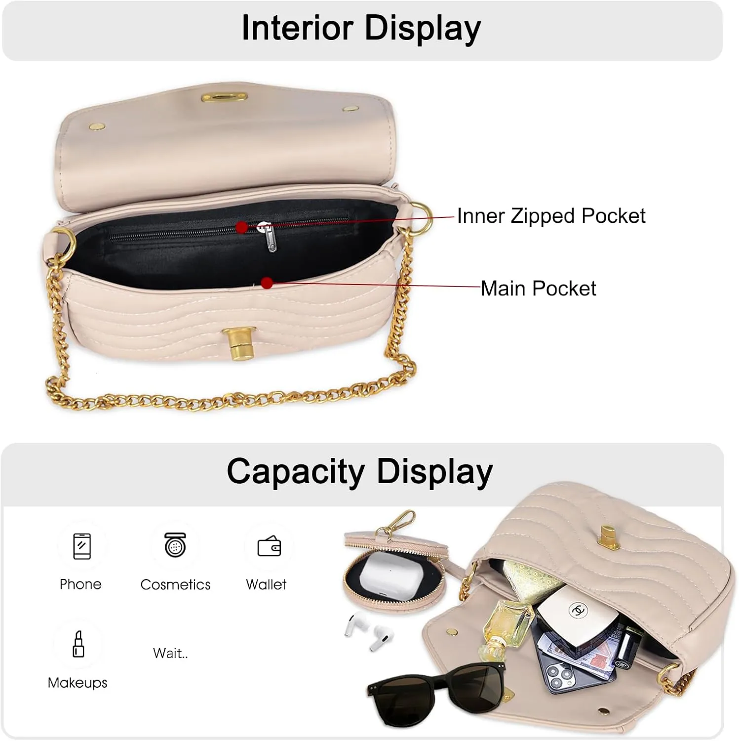 EXTREE crossbody Bags for Women,Trendy Shoulder Vegan Leather Handbags, Satchel Purse with Adjustable Wide Vintage Strap