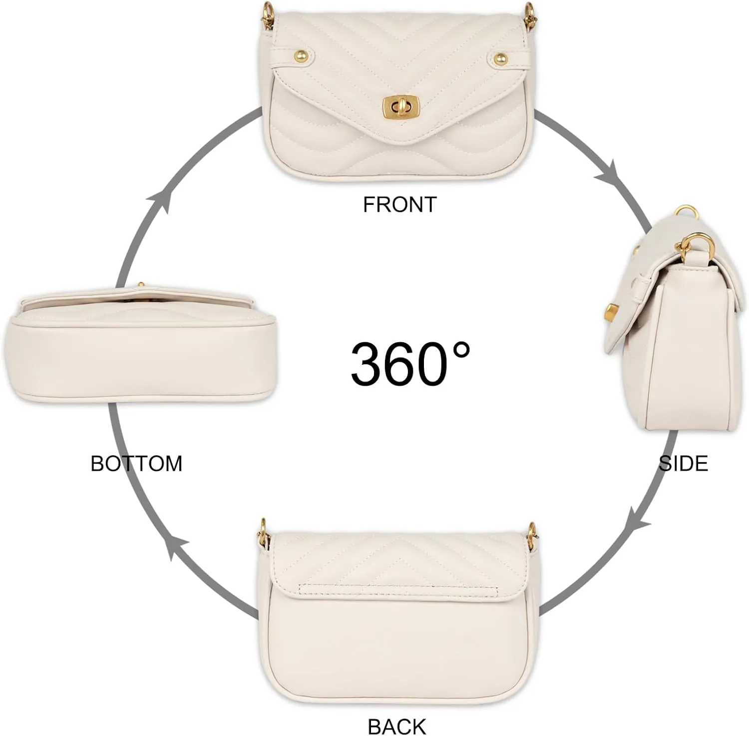 EXTREE crossbody Bags for Women,Trendy Shoulder Vegan Leather Handbags, Satchel Purse with Adjustable Wide Vintage Strap