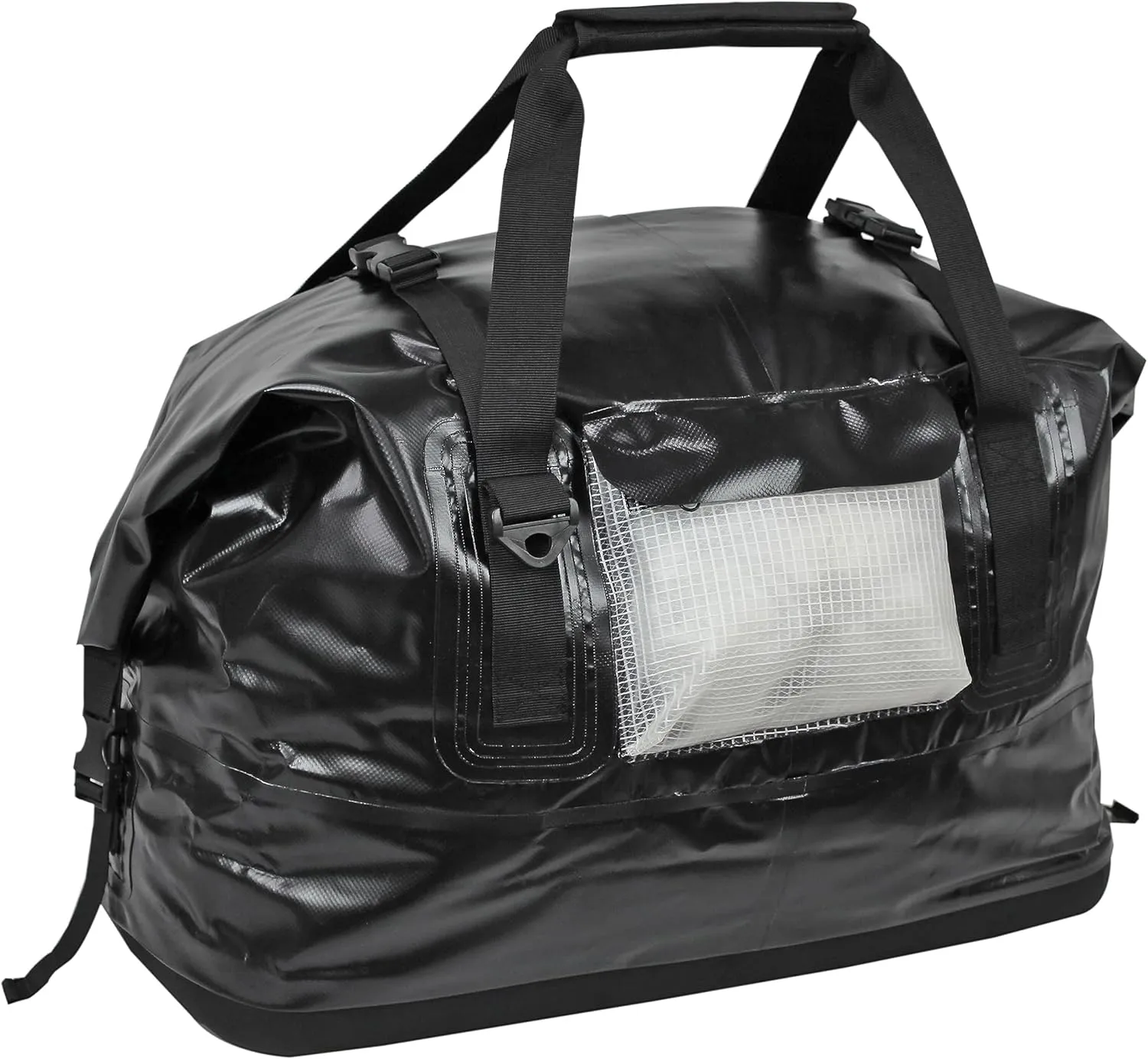 Extreme Max 3006.7336 Dry Tech Roll-Top Duffel Bag - 70 Liter, Black