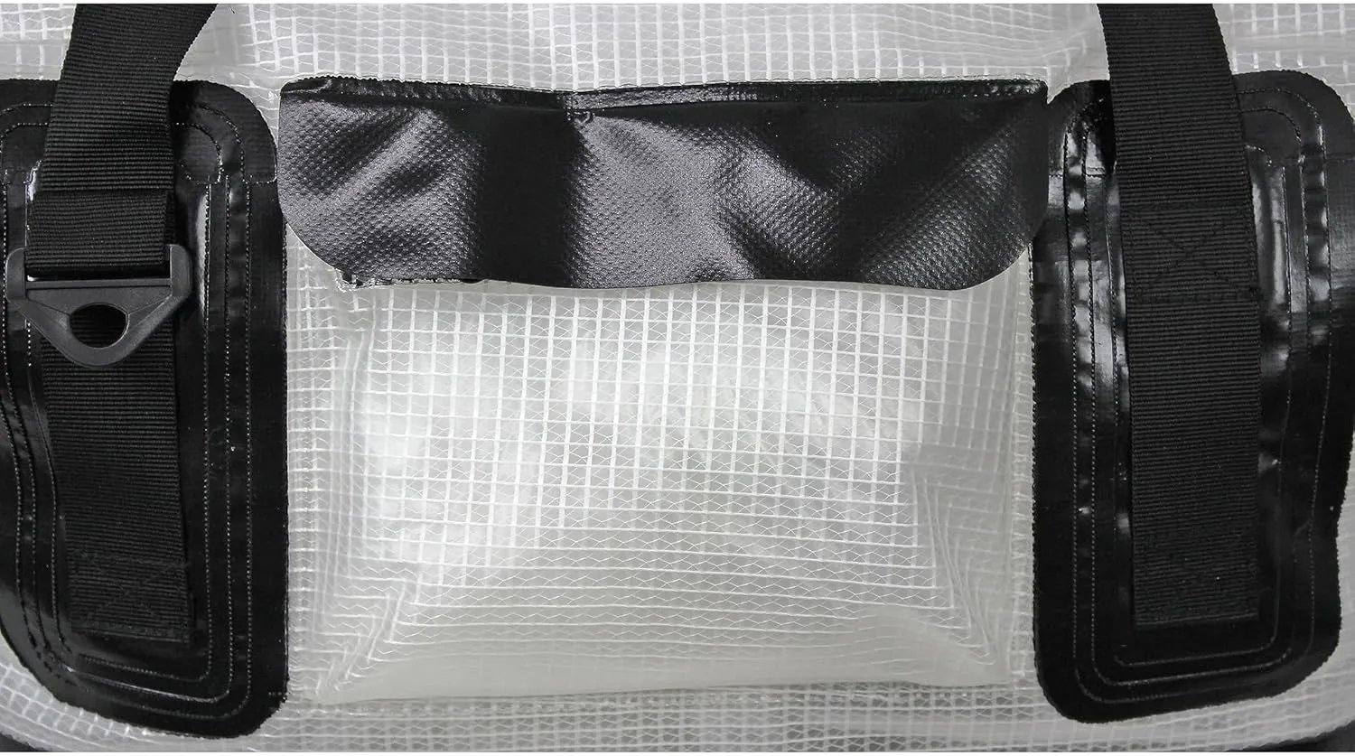 Extreme Max 3006.7348 Dry Tech Roll-Top Duffel Bag - 70 Liter, Clear