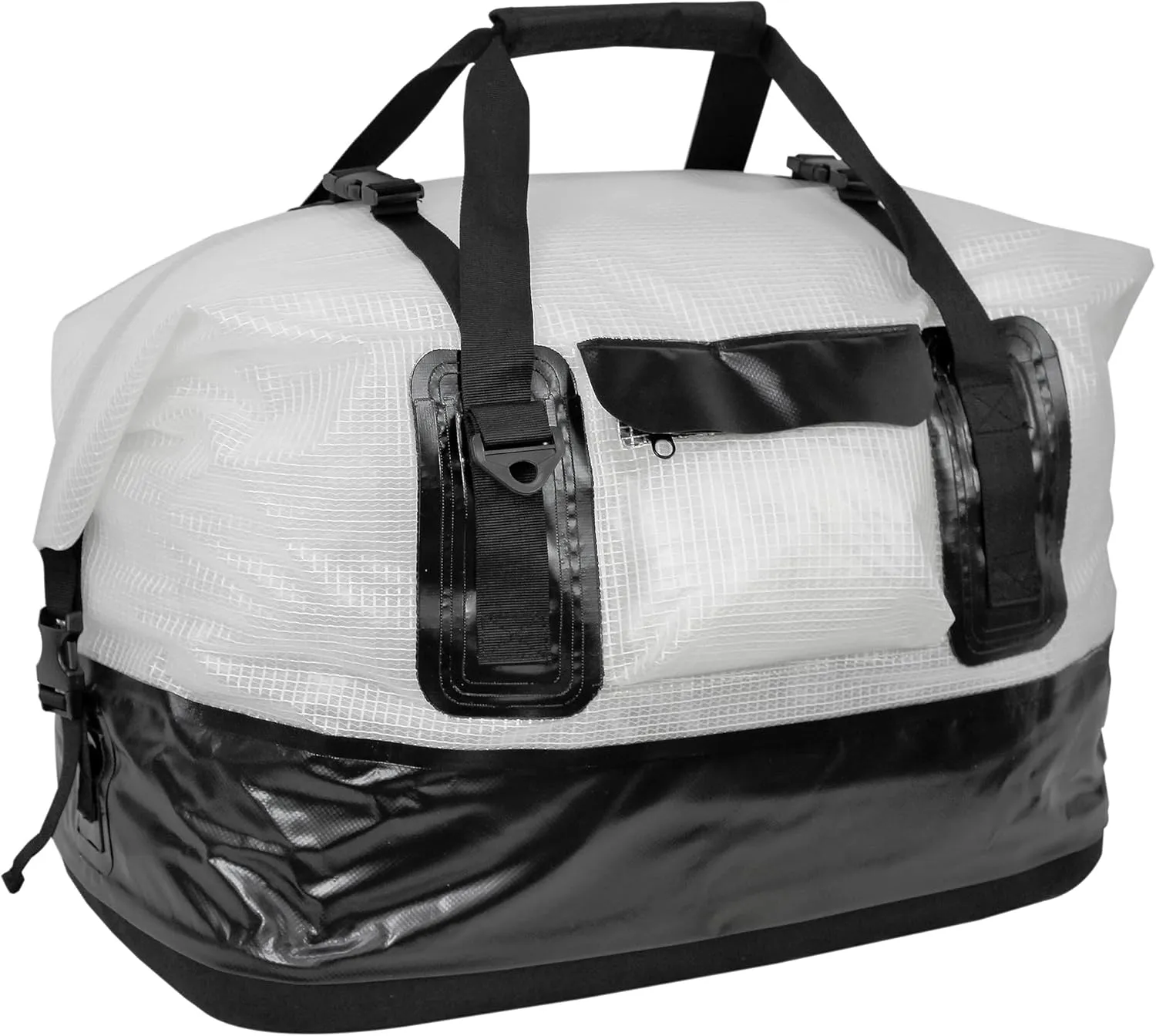 Extreme Max 3006.7348 Dry Tech Roll-Top Duffel Bag - 70 Liter, Clear