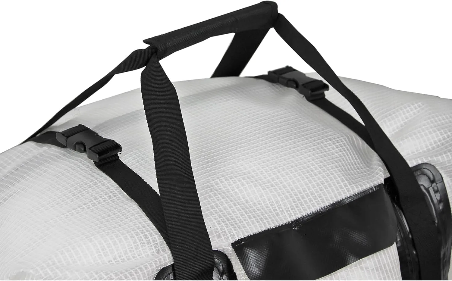 Extreme Max 3006.7348 Dry Tech Roll-Top Duffel Bag - 70 Liter, Clear