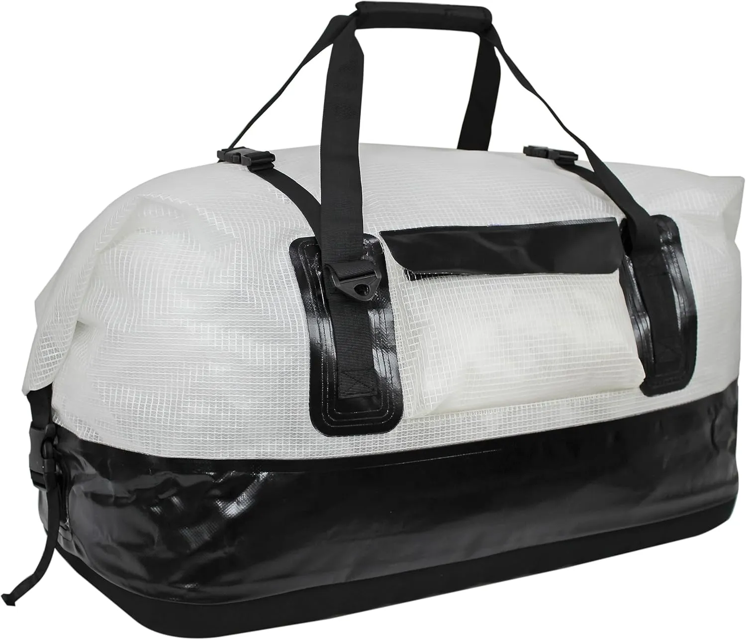 Extreme Max 3006.7351 Dry Tech Roll-Top Duffel Bag - 110 Liter, Clear