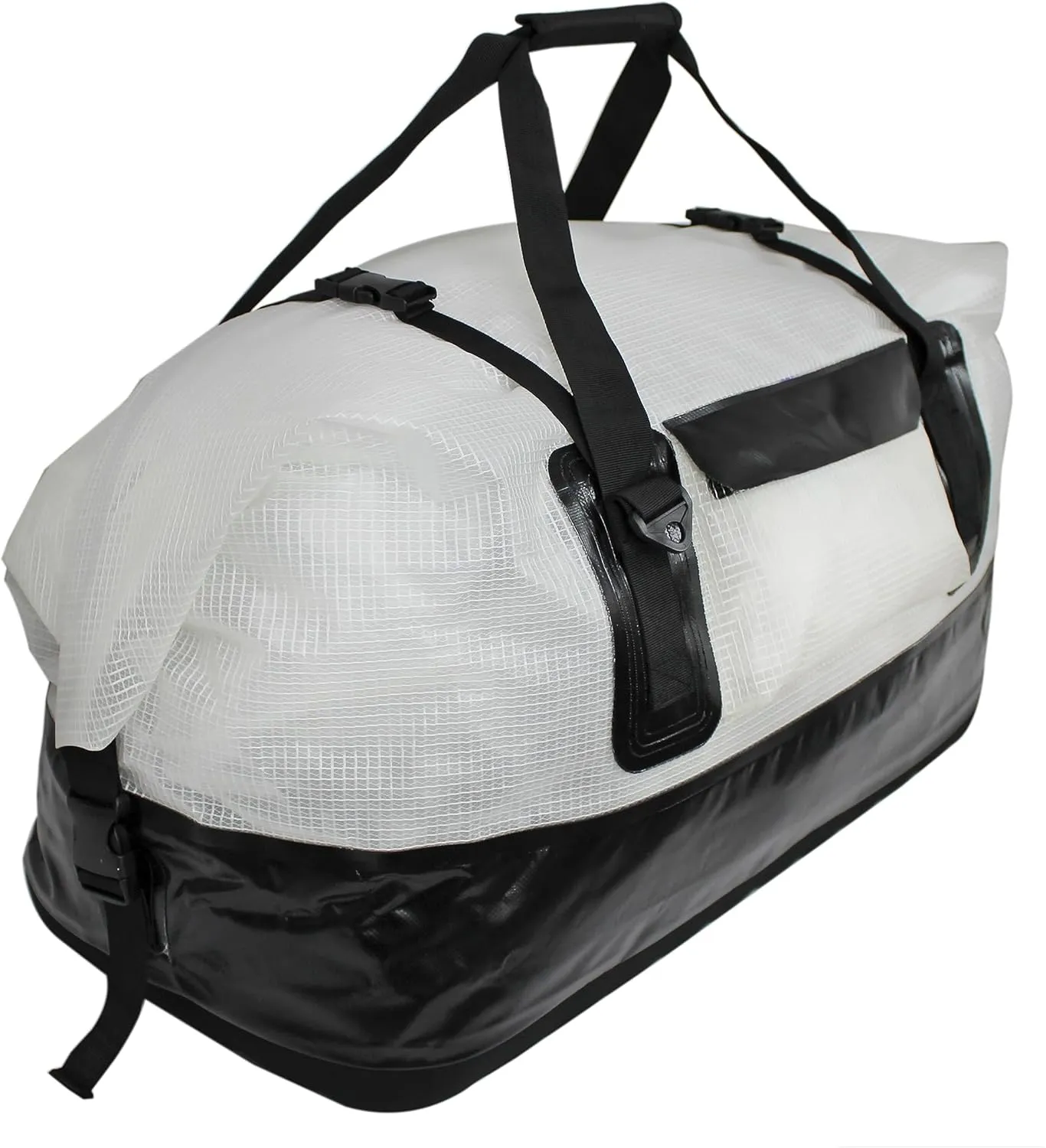 Extreme Max 3006.7351 Dry Tech Roll-Top Duffel Bag - 110 Liter, Clear