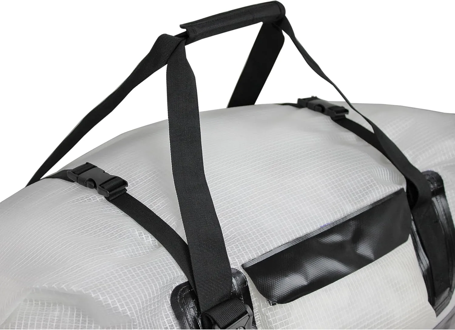 Extreme Max 3006.7351 Dry Tech Roll-Top Duffel Bag - 110 Liter, Clear