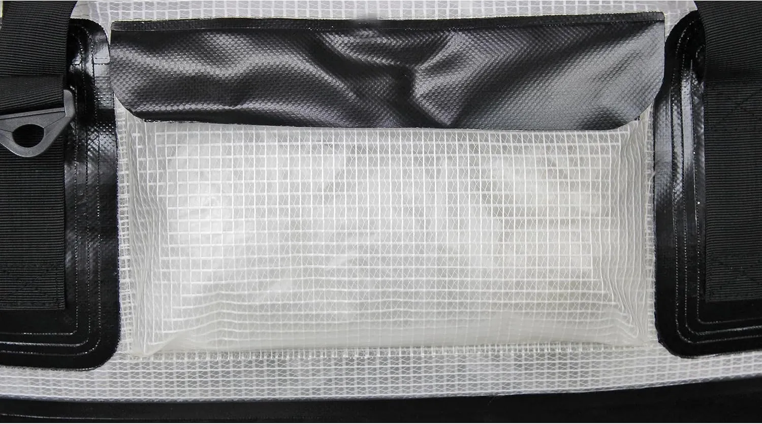 Extreme Max 3006.7351 Dry Tech Roll-Top Duffel Bag - 110 Liter, Clear