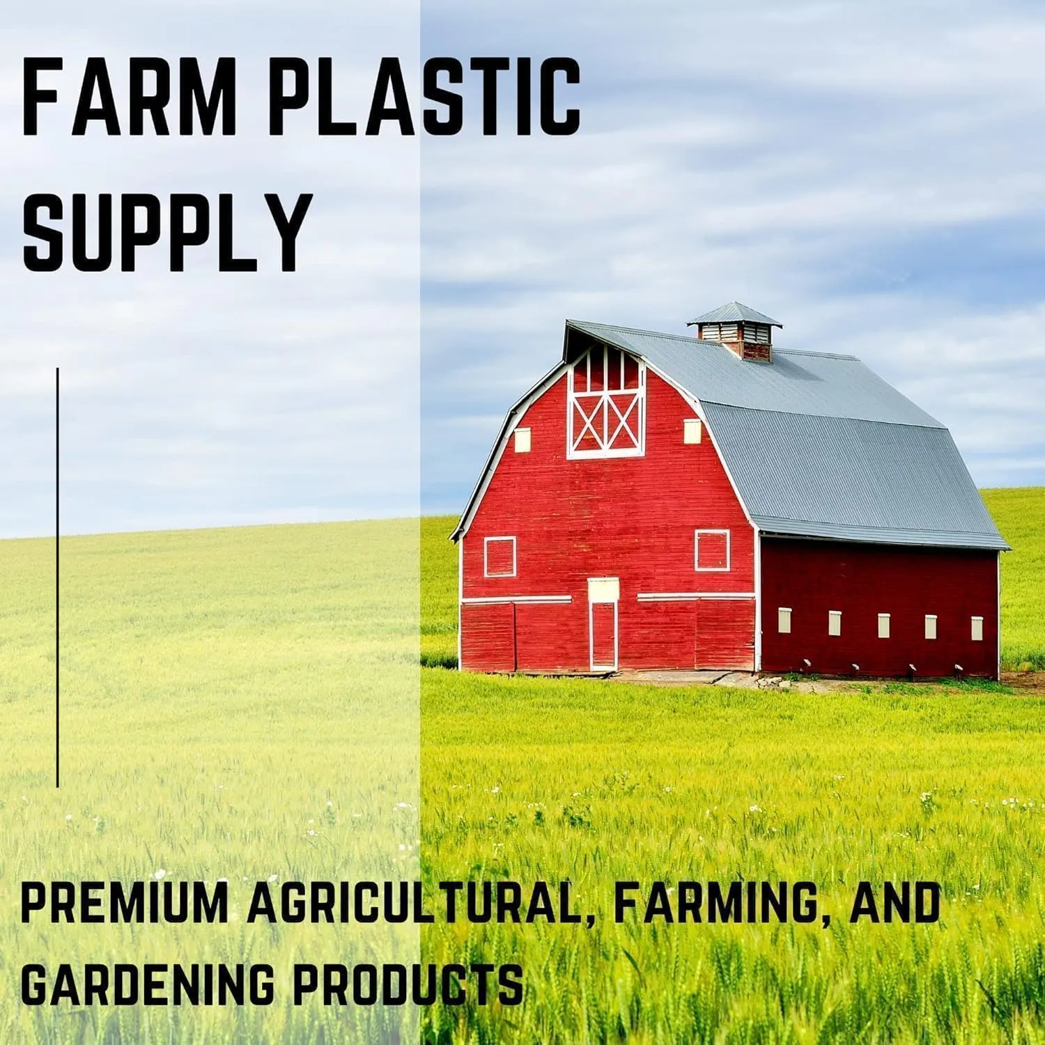 Farm Plastic Supply - 20 Mil Black/White Pond Liner - 20 Mil Fish Pond HDPE Liner, Pond Liners for Outdoor Ponds, Koi Ponds, Garden Fountain, Waterfall (6' x 25')