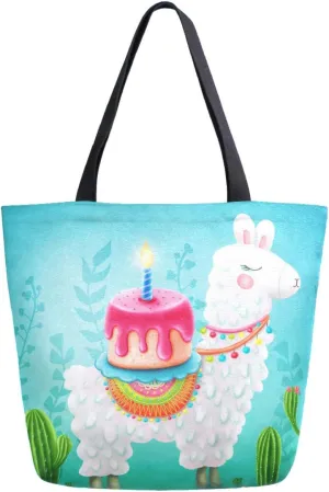Fashion Beautiful Printed Pattern Extra Large Shoulder Tote Bag for Beach Travel Weekender Gym Grocery Shopping