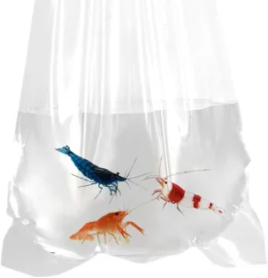 Fishery Bags 3 Inches Leak Proof Rounded Bottom Clear Plastic Fish Bags for Shrimps and Betta Fish Transport. (3" x 14" / 1000 Pack / 2 Mil)
