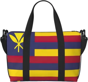 Flag of the Kingdom of Hawaii Versatile Personal Item Travel Bags for Women - Spacious Duffel Bags for Traveling, Gym Bags for Men