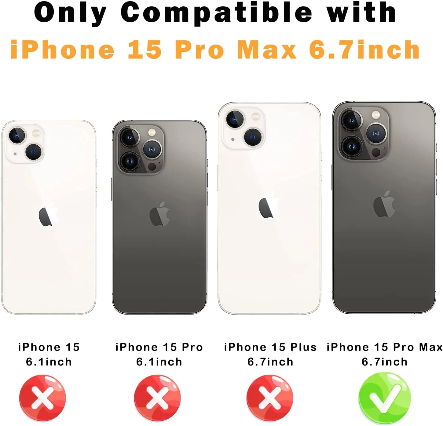 for iPhone 15 Pro Max Case : Heavy Duty Military Grade Drop Protective Case with Belt Clip [2X Screen Protectors   Camera Lens Protector] for iPhone 15 Pro Max 6.7", Blue-A