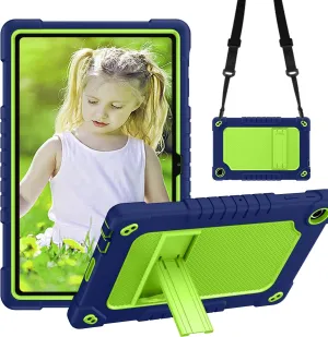 for Walmart Onn 10.4 Tablet Pro 2023 (Model:100110603) Case,Shockproof Kids Friendly Rugged Hybrid Case(with Kickstand) for Walmart Onn 10.4" Tablet Pro 2023(Model:100110603) (Navy/Green)