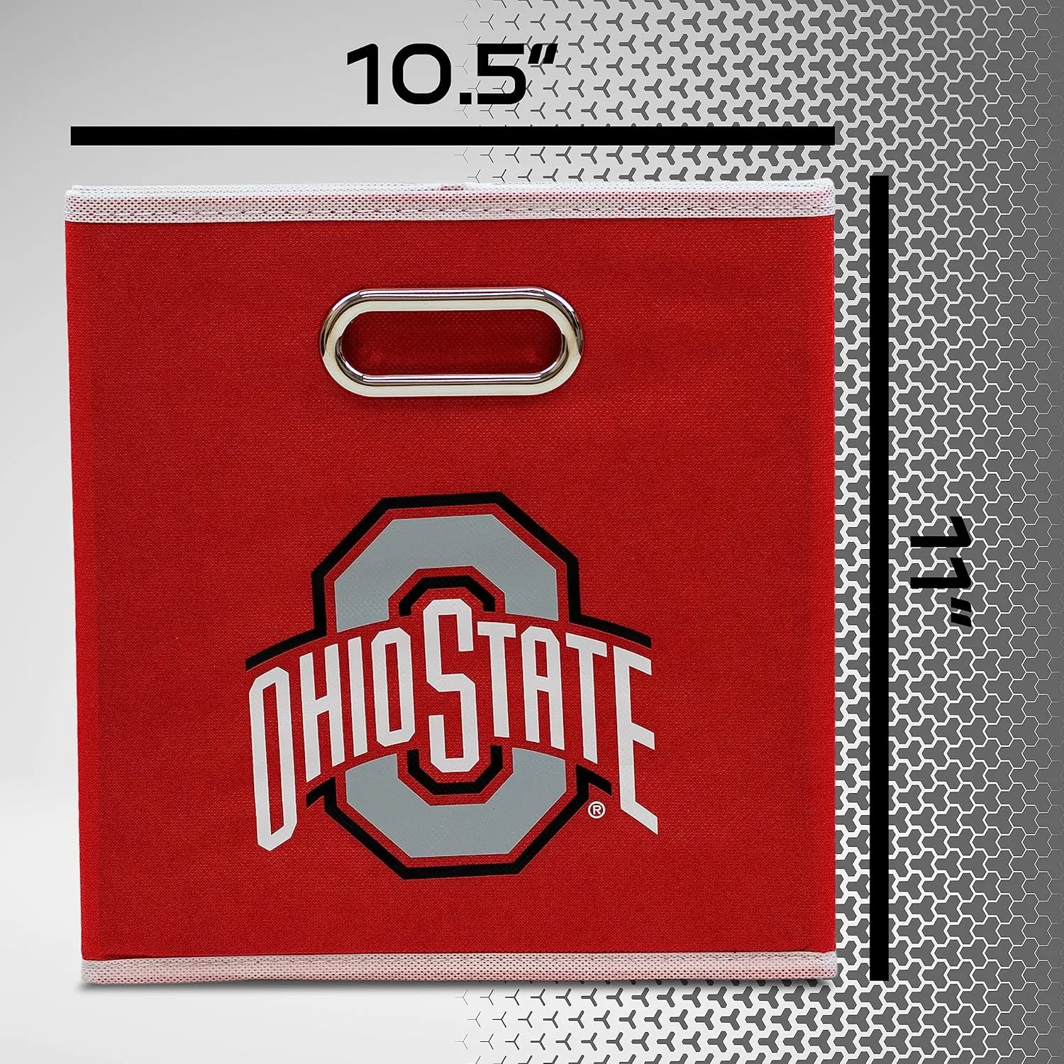 Franklin Sports NCAA College Team Fabric Storage Cubes Made to Fit Storage Bin Organizers