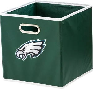 Franklin Sports NFL Storage Bins - Collapsible Cube Container   Storage Basket - NFL Office, Bedroom   Living Room Décor - 11"x11"