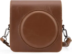 Frankmate Protective Case Compatible with Fujifilm Instax Square SQ1 Instant Film Camera, PU Leather Compact Case Bag with Adjustable Shoulder Strap