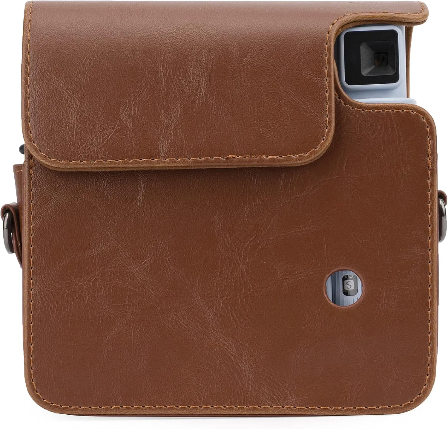 Frankmate Protective Case Compatible with Fujifilm Instax Square SQ1 Instant Film Camera, PU Leather Compact Case Bag with Adjustable Shoulder Strap