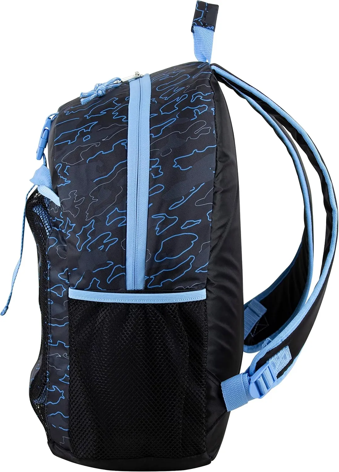 FUEL Water Resistant Dome Backpack Set Lunch Bookbag Bag Soft Reusable Insulated Cooler Lunch Box Thermal Travel Office Lunch Bag, Blue Marble