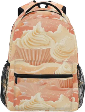 Fun Backpack for Women Men Waterproof Backpack With Water Bottle Pocket with Chest Strap for Business Work College Travel Trip Instant Oatmeal Italian Style
