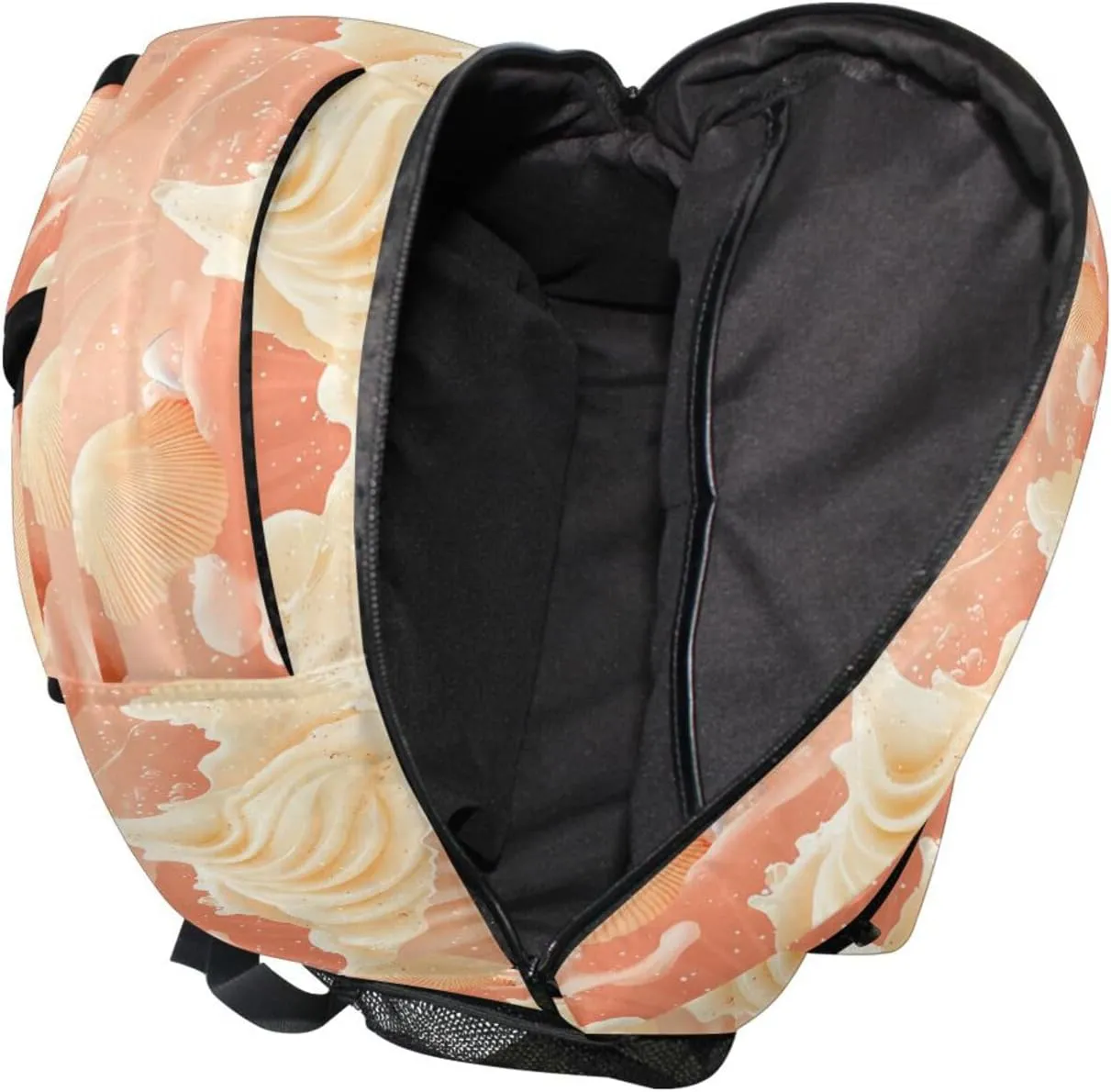 Fun Backpack for Women Men Waterproof Backpack With Water Bottle Pocket with Chest Strap for Business Work College Travel Trip Instant Oatmeal Italian Style