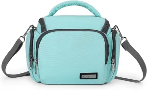 G-raphy DSLR CAMERA BAG Sling Camera Bag Small Mint with Removable Padded Dividers for Dslr SLR Cameras, Lenses and Ptography Accessories