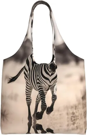 Galloping Zebra Shoulder bag - convenient to carry, suitable for shopping, work and study