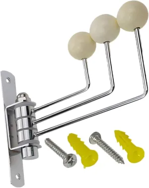 GLEAVI Multi Hook Coat Rack Modern Space Saving Wall Mounted Organizer with Rotating Beads and Hooks for Coats Hats and Bags Closet Storage