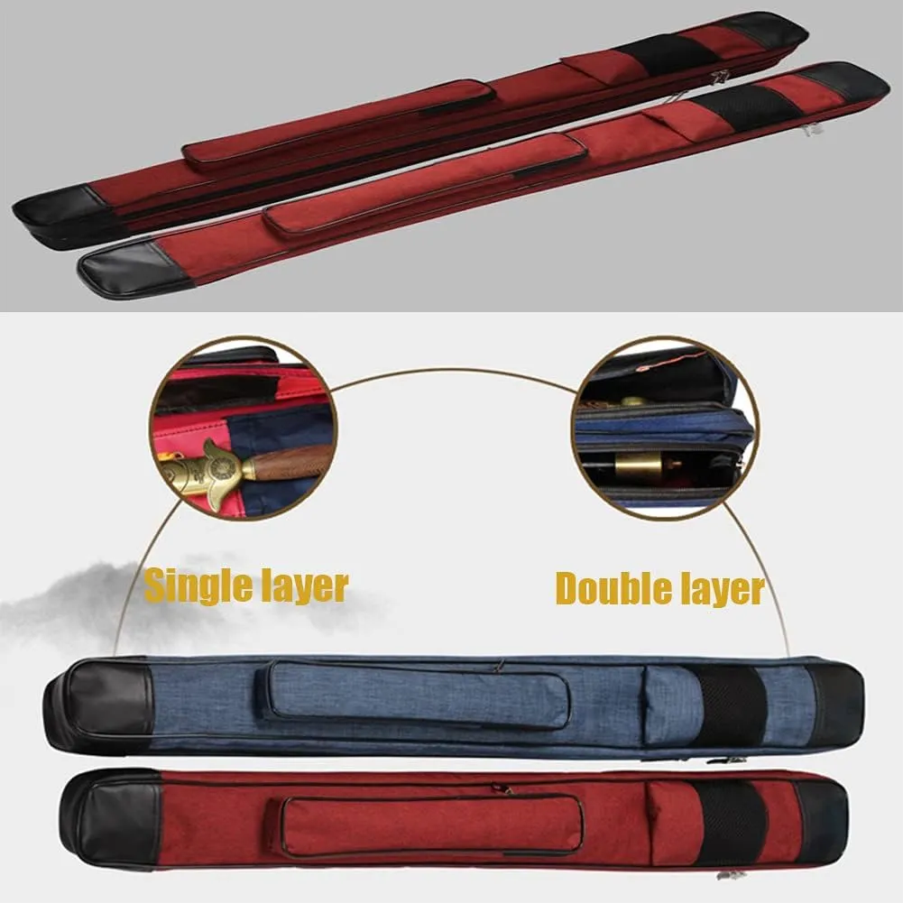 GOONSDS Sword Bags - Martial Arts Sword/Long Weapons Bag with Chinese Kung Fu Sword Bag,Red,Double Layer