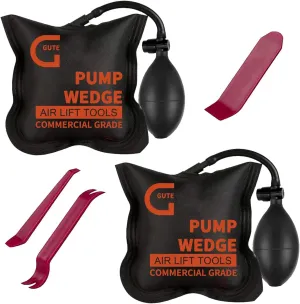 Gute Air Wedge Bag Pump,Commercial Grade Inflatable Air Wedge Pump Tool,Air Wedge Pump Bag Tool-Professional Leveling Kit,Air Wedge Bag for Variety of Jobs. 300 LB Rating