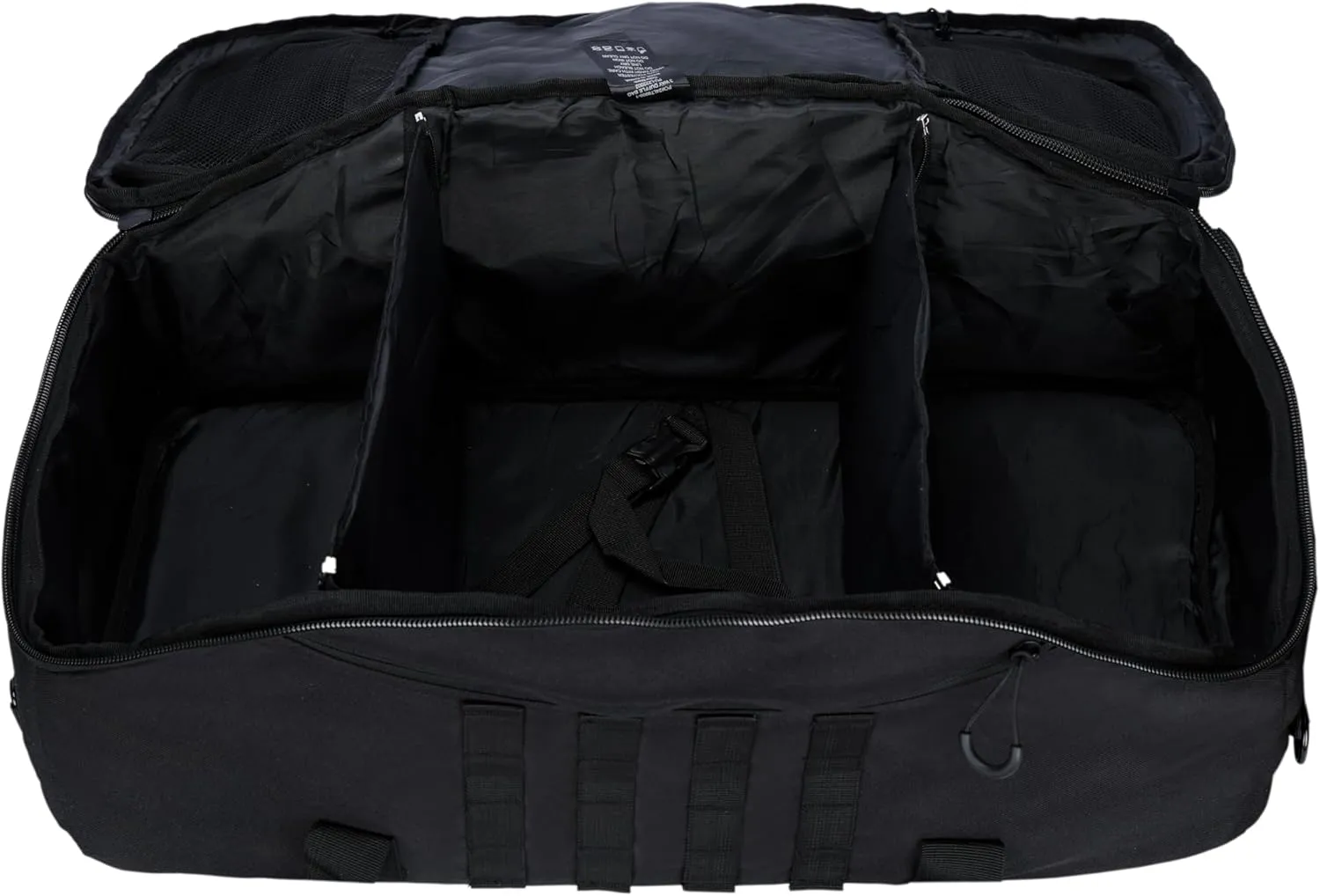 Gym Bag Duffle Bags Backpack Travel Duffle Bag with Weekend Overnight Bag for Outdoor Tactical Sports Travel Camping Hunting (Black, 60L)