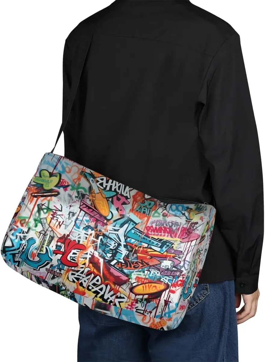 Gym Bags for Men 14.8 Inch Lightweight Carry On Bags for Airplanes Waterproof Duffle Bag for Travel, Abstract-Patterns Exquisite